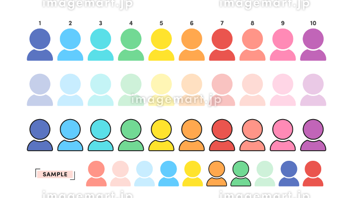 単色カラーアイコンTikTok