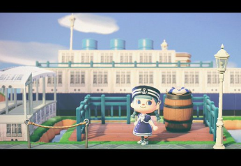 あつ森 顔出し看板をドアに見立てるアイディアこころぐゲーム