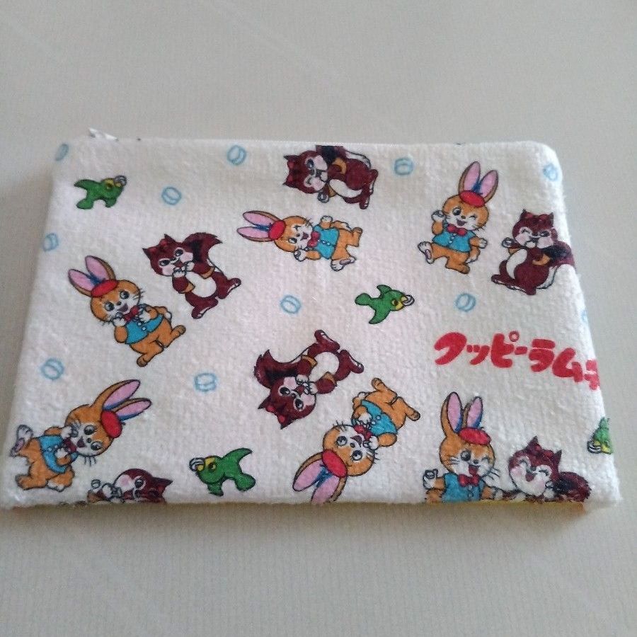 カラースワトウ刺繍ハンカチリメイク 数寄屋袋風ポーチ ハンドメイド