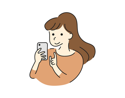 スマートフォンを持つ手のイラスト商用可・フリーイラスト素材ソコスト