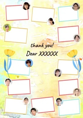 AmazonRajjo サンキューカード 感謝 伝える メッセージカード 花柄 6種類 記念日 卒業式 結婚式 封筒付12枚セットグリーティングカード文房具・オフィス用品