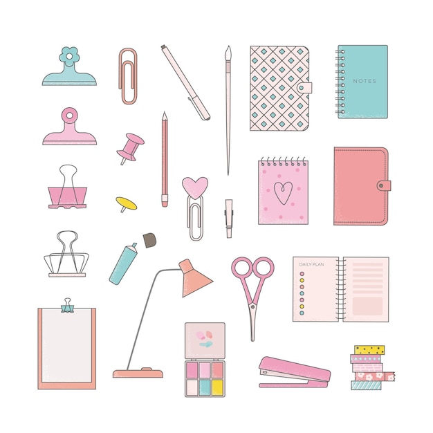 文房具の無料イラスト素材集イラストイメージ