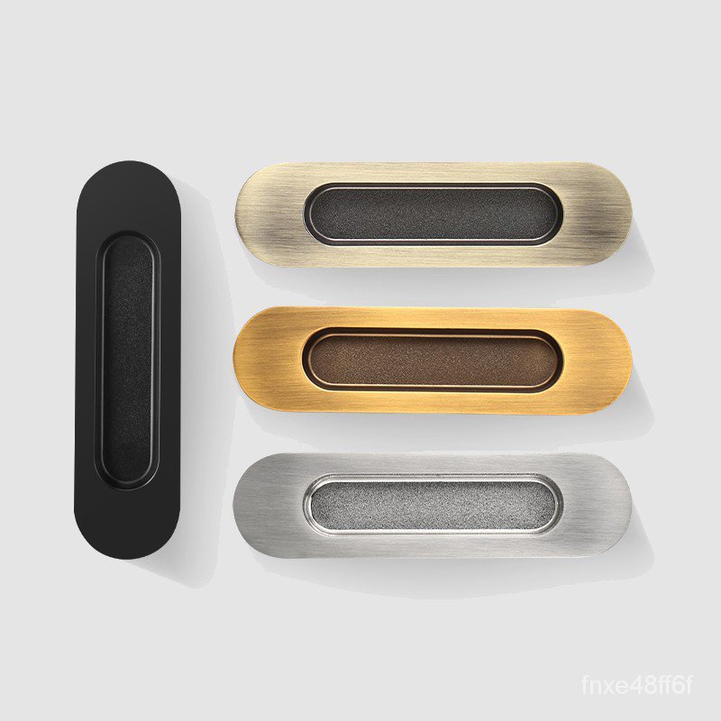 YEJIANGHUA 2 個隠しドアハンドルブラックゴールド埋め込みハンドル亜鉛合金ドア目に見えない凹型取手キャビネットハンドル家具Amazon.co.jp: 1ピース亜鉛合金家具ハンドル、引き戸ハンドル、埋め込みハンドル、隠しハンドル、埋め込みハンドル、部屋のドアと引き出し用