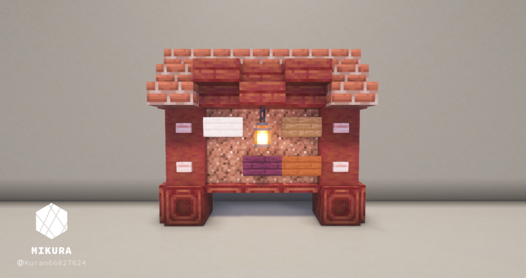 作り方 かわいい掲示板・案内板の作り方チュートリアル おしゃれファンタジー建築Minecraft TutorialBulletinboardHow To Build マイクラ