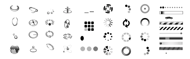 ローディング中のアイコン4アイコン素材ダウンロードサイト「icooon-mono」商用利用可能なアイコン 素材が無料 フリー ダウンロードできるサイト