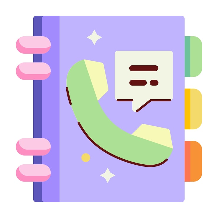 23 電話帳 High Res Illustrations - Getty Imagesインデックス, アドレス帳, 名刺