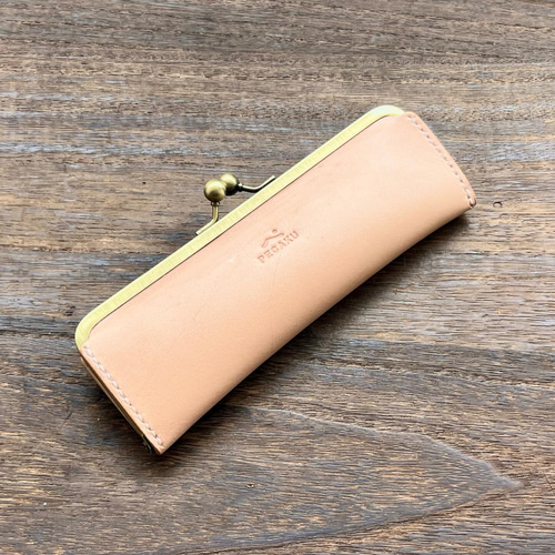 マチ付き がま口ペンケースの作り方 16.5cm×4.5cm 口金 がま口メガネケース 初心者向け