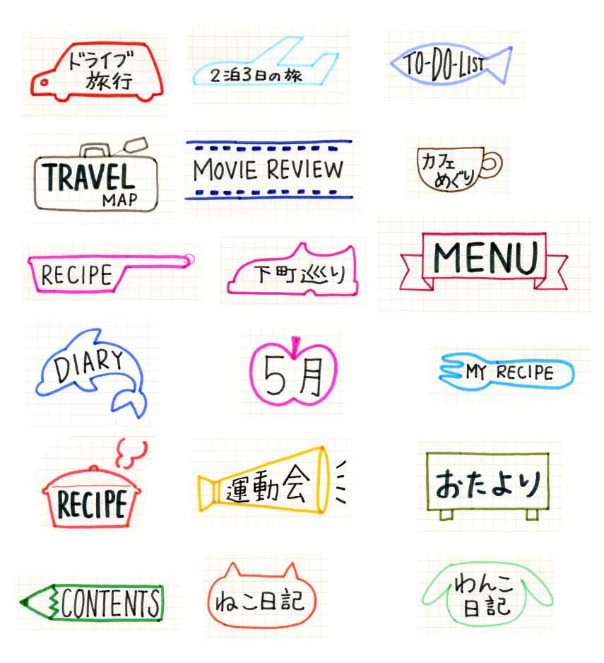 教科ごとに可愛くデコレーションできる文字のやり方TikTok