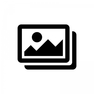 生活アイコンシリーズ カメラ：イラスト無料