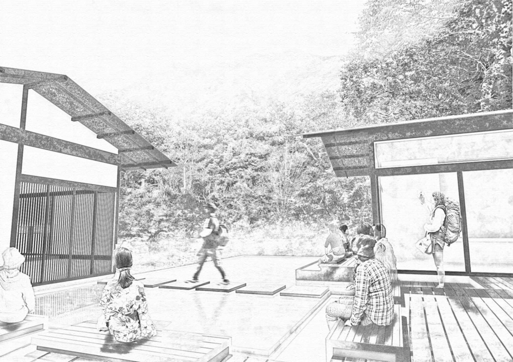 手書き風パースKOSTUDIO 建築パース・CG動画・VR制作