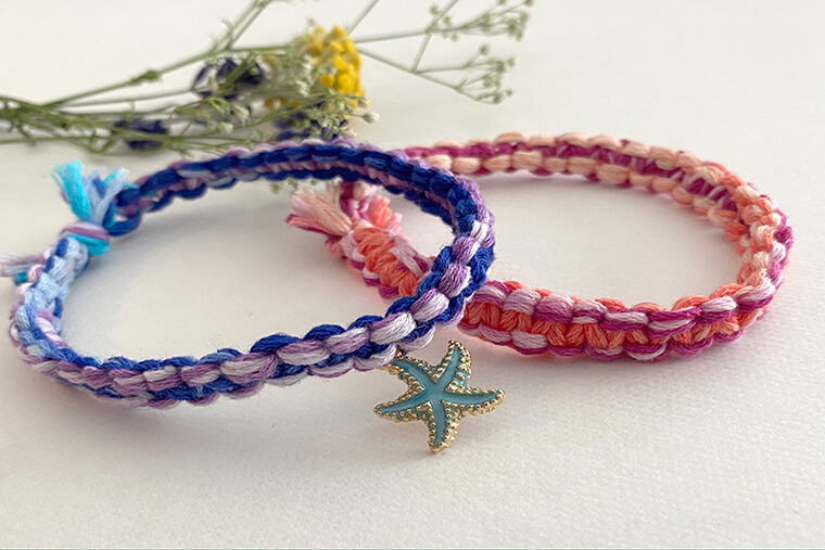 チェーン編みの結び方 紐結び方・飾り結び ぬくもり