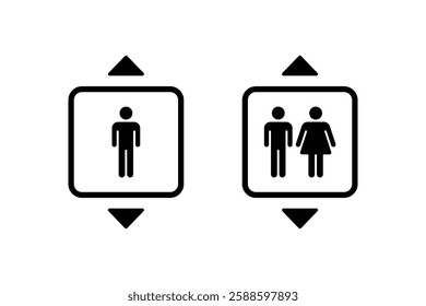 観光エレベーターのcad設計図イラストテンプレート素材PSDダウンロード