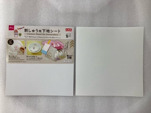 比較 ダイソーの「刺しゅう用下地シート」は「スマプリ」の代わりになるのか？910刺繍研究所