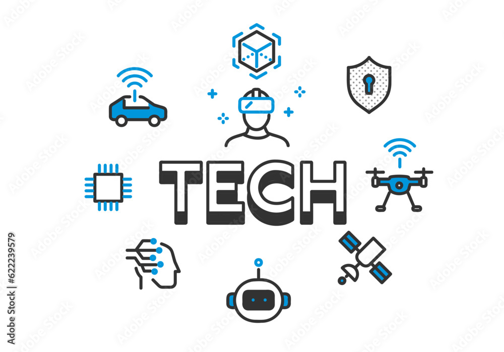 テクノロジーのアイコンのイラスト素材・ベクター Image 53297059