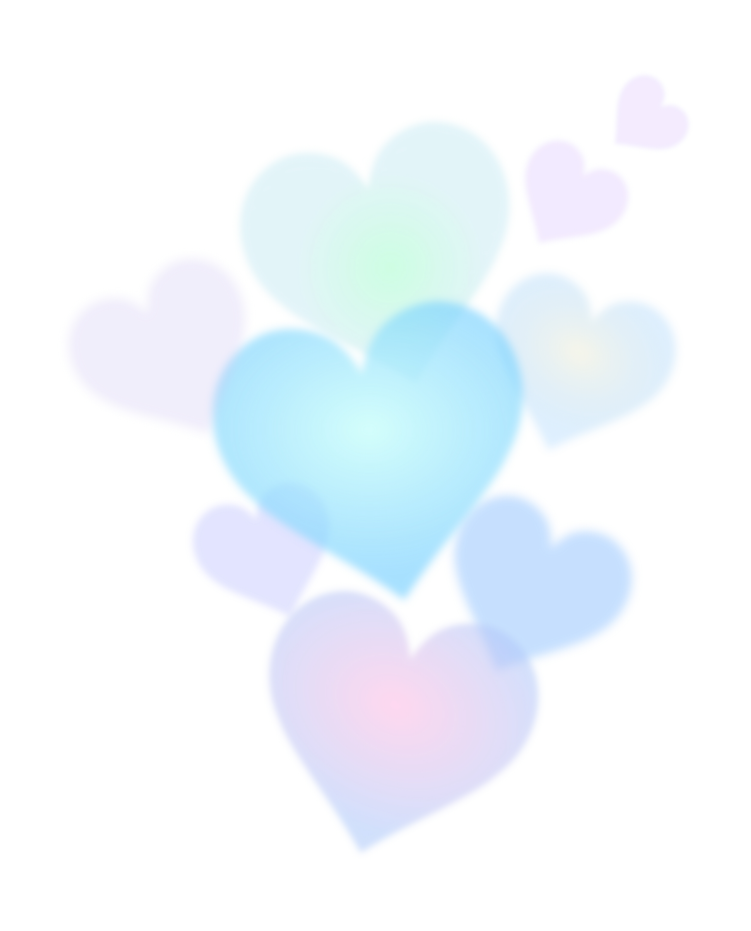 ハート 背景透過 顔隠し257 無料画像