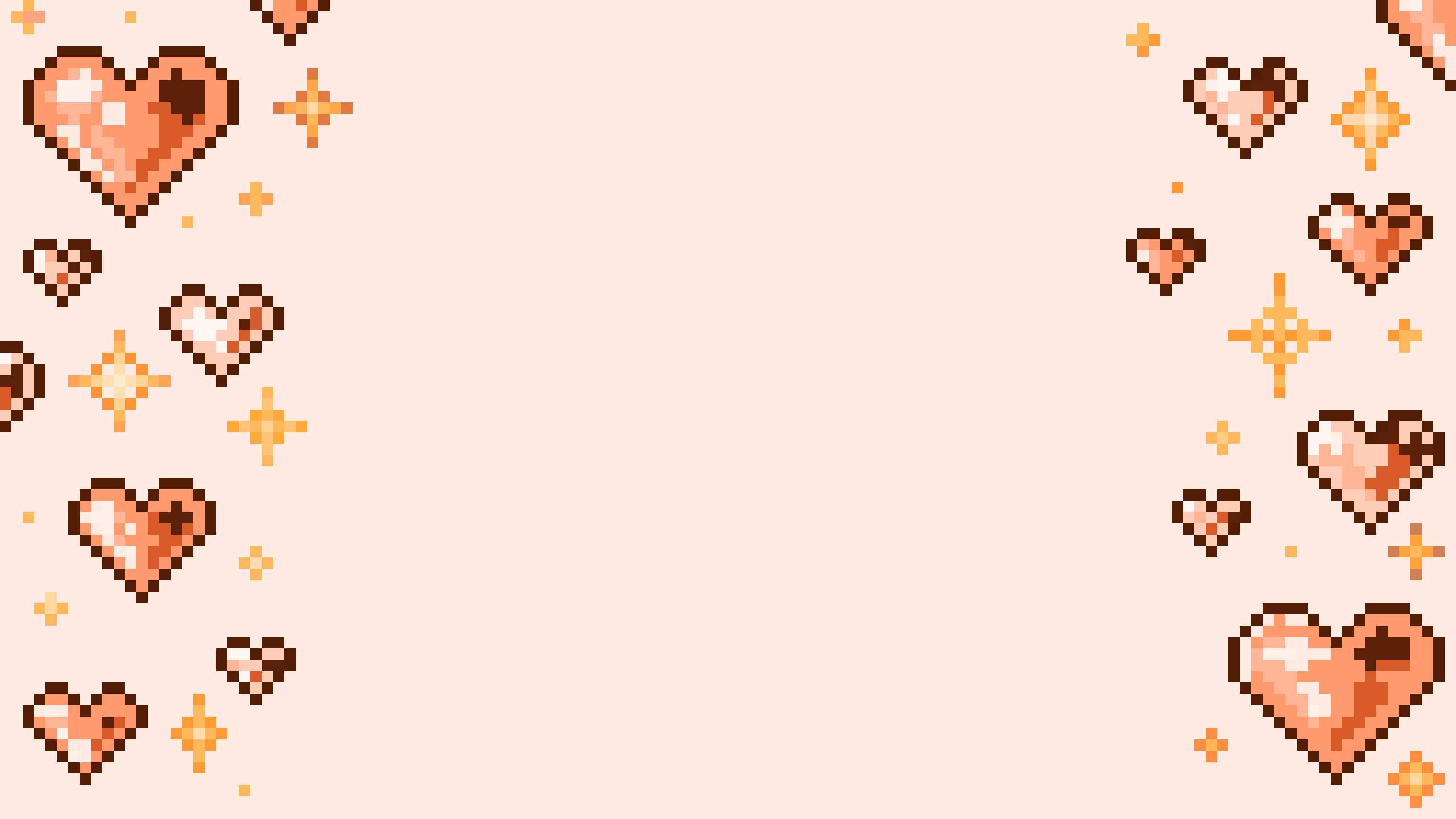 ハートパターンのかわいい背景 7種OKUMONO