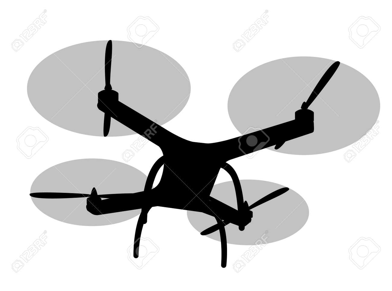 ドローン シルエットの写真素材・画像素材 Image 82630836