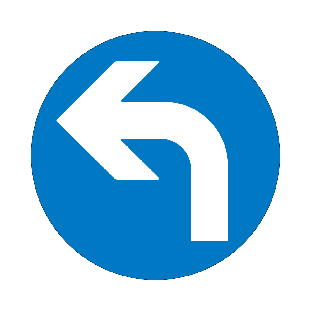 矢印イラスト「右下カーブ」- 無料のフリー素材