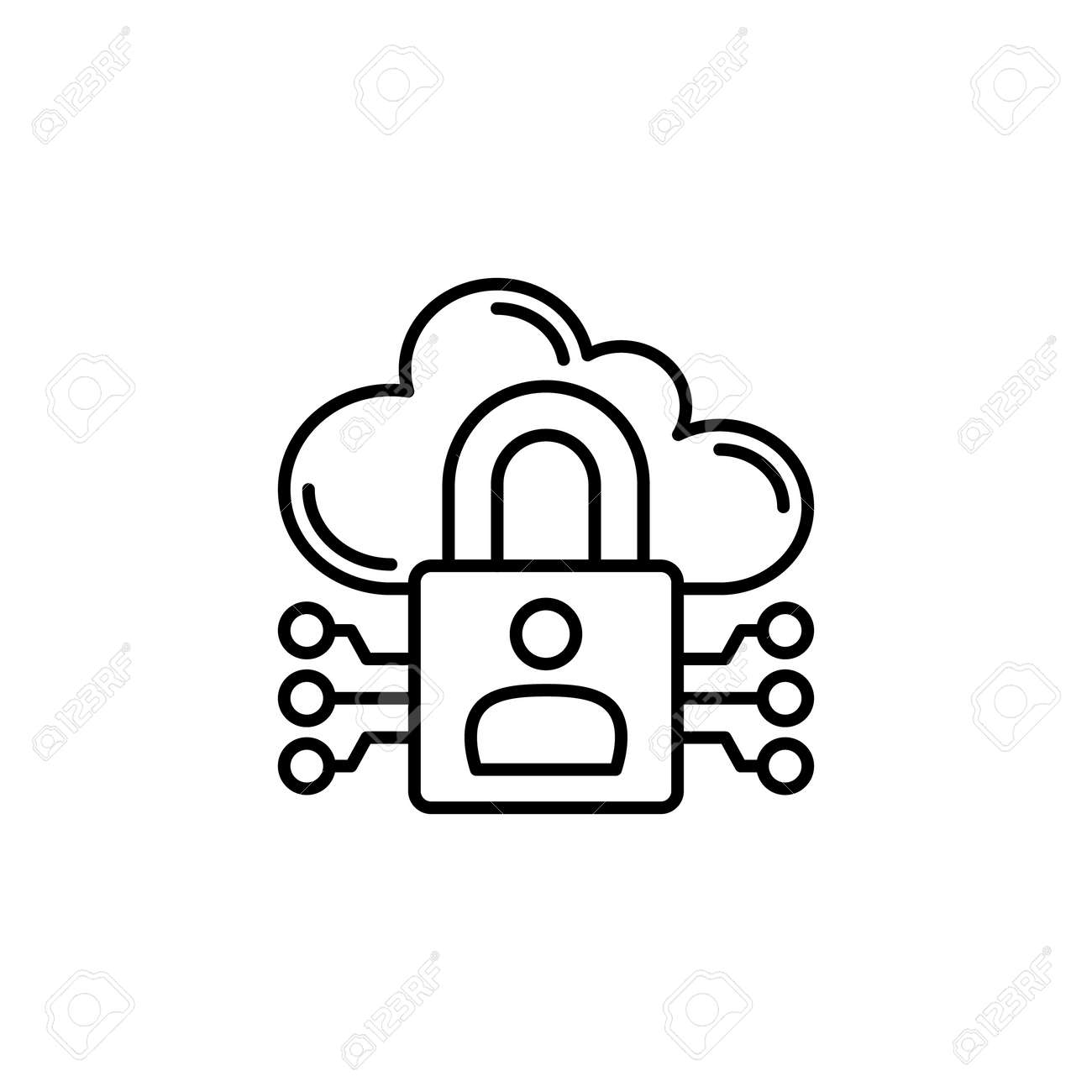 クラウドアイコンイラスト無料イラスト・フリー素材なら「イラストAC」