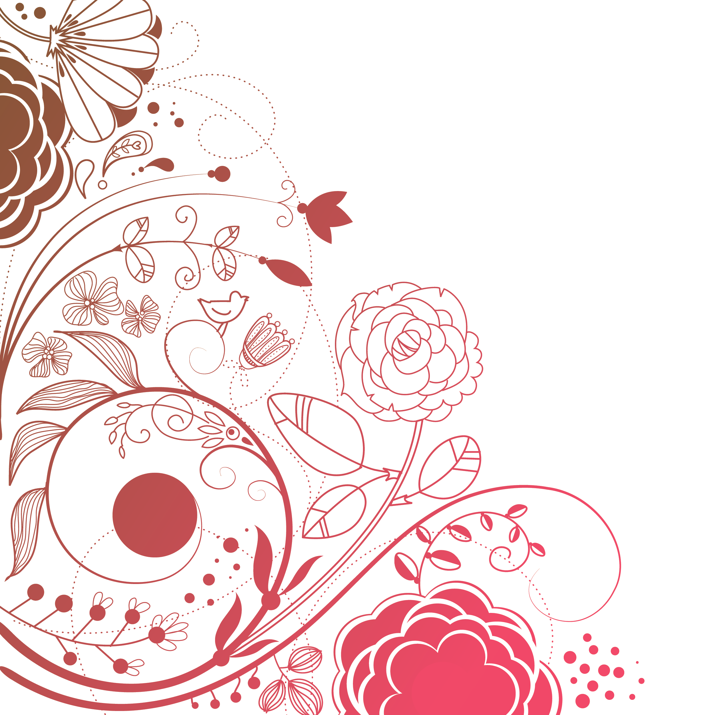 桜背景透過・リアル調 背景イラスト無料 フリー88630素材Good