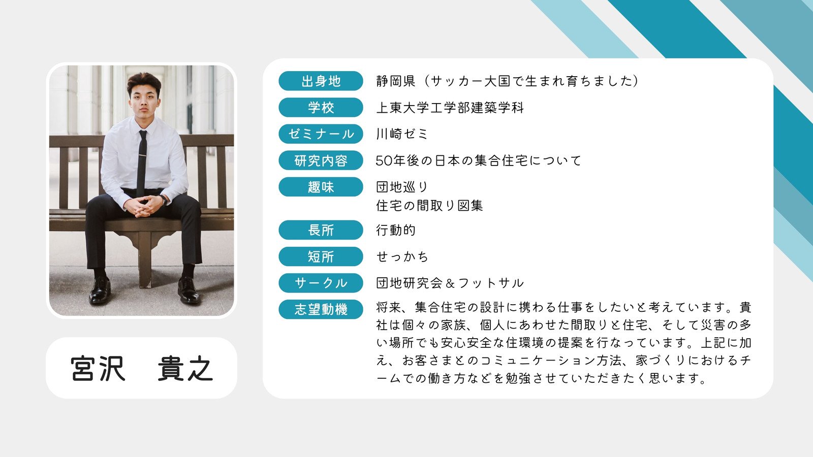 自己紹介パワポテンプレートでおしゃれなデザインを無料で作成！ミリキャンバス