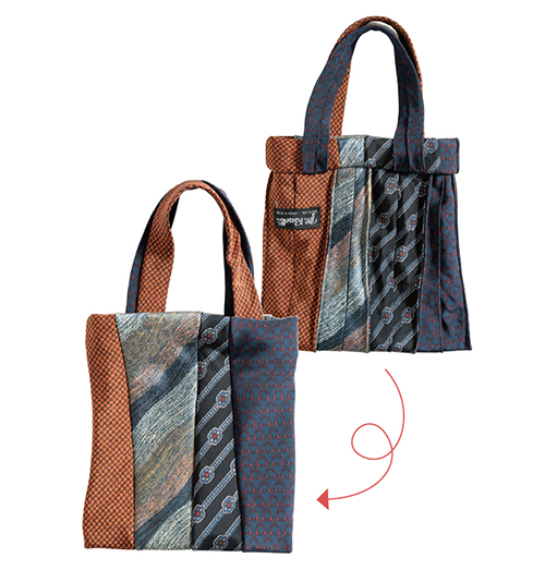 使わなくなった「ネクタイ」を再利用！ 「おしゃれバッグ」の作り方毎日が発見ネット