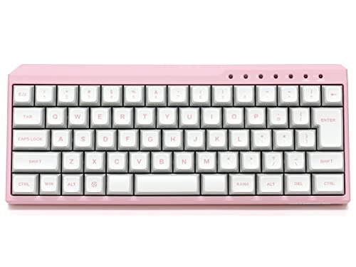 可愛い キーボードマウスセット ネコデザイン 84キー 無線2.4G 丸型キー カラーキーボード マウス ワイヤレス キーボード レ ハニーカラフルワイヤレスキーボード マウス セット 無線 かわいい オシャレ 静音 テンキーレス コンパクト 日本語配列 Pink