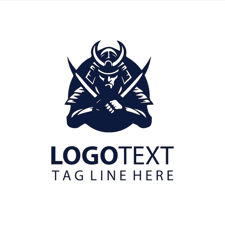 ロゴ作成デザインです。ECACOCASAMURAI侍をイメージしたロゴマークです