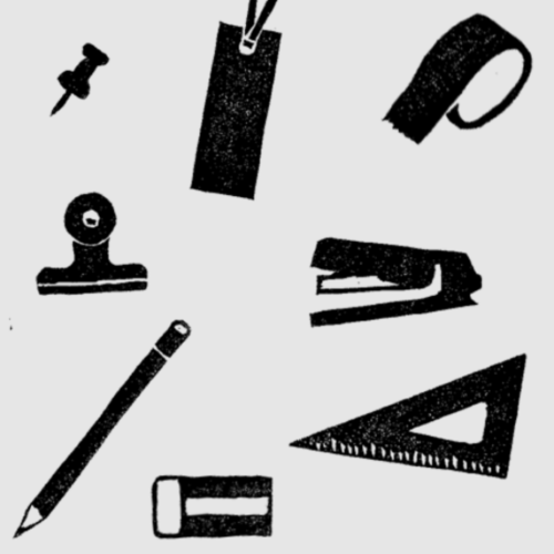 長方形ブロック クリアスタンプ用の持ち手福わけはんこ®