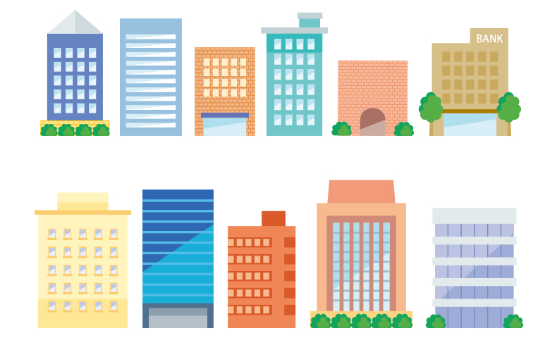 ビル群の無料の写真素材 - ID.12629フリー素材 ぱくたそ