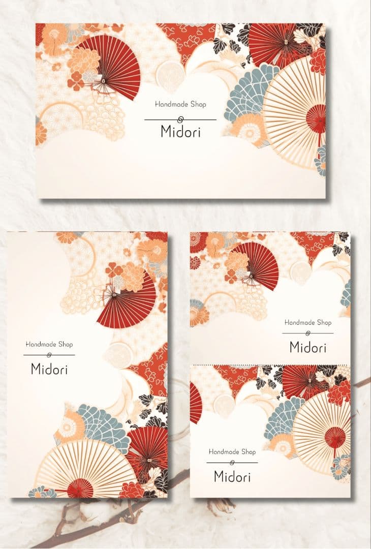 ショップカード•台紙 無料で簡単デザインアプリネット印刷で楽ちん♫ハンドメイド作家初心者さん向けCanvaかかった費用