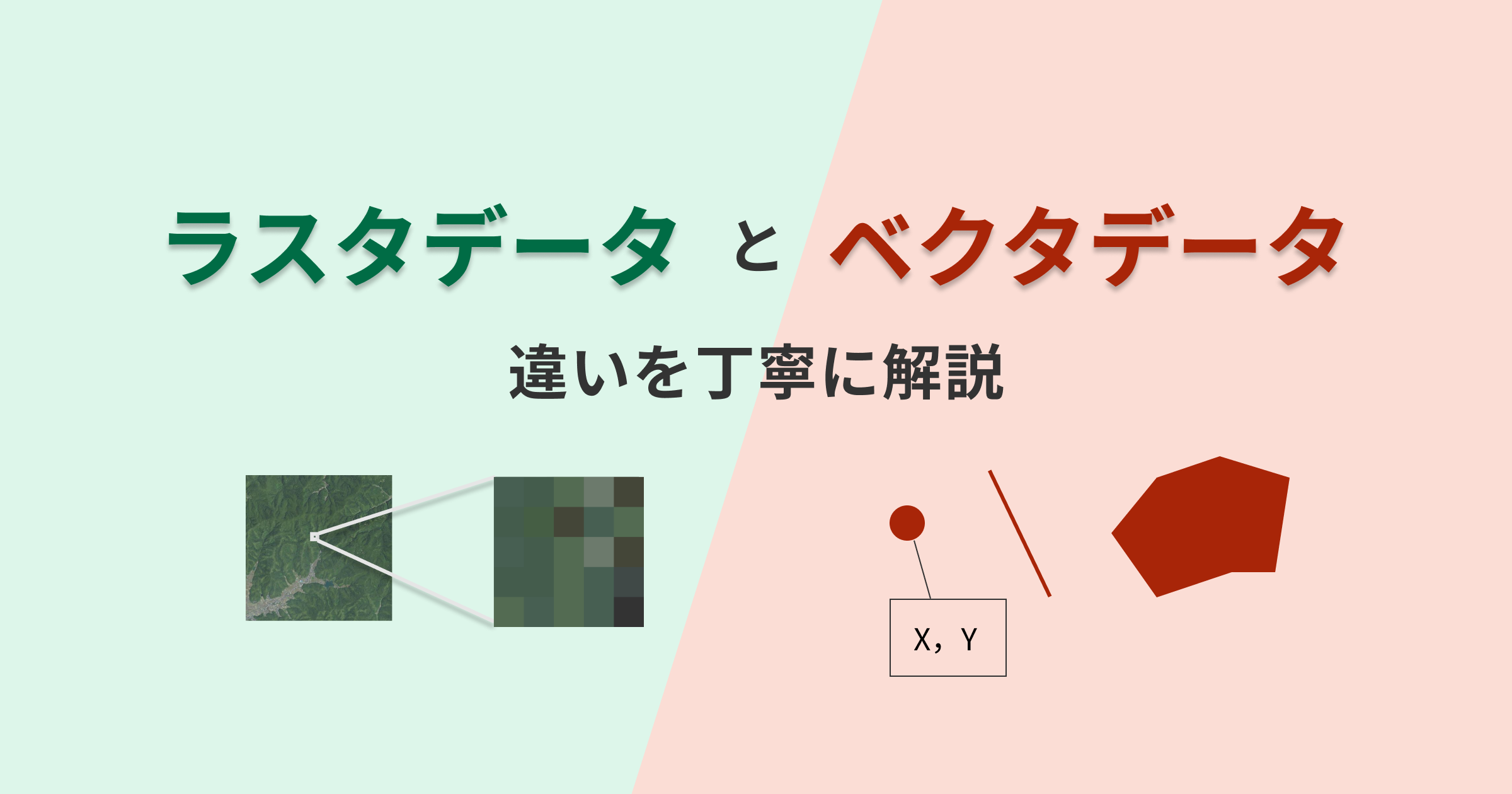 ラスターデータとベクターデータを理解して効率的に活用するデジタル地図開発いりやまGIS芸人 ＠GIS歴32年、寝ても覚めてもGISコンサルタント