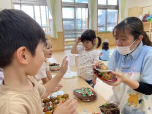 中央保育所 お店やさんごっこ会津若松市