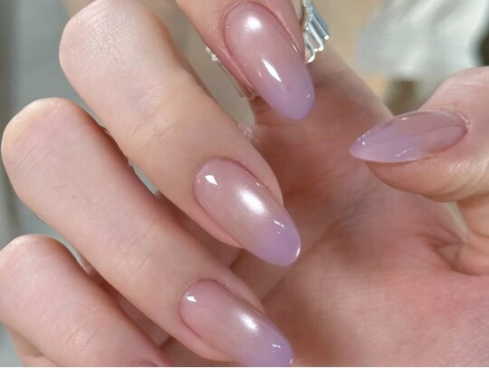 推しカラーネイル💜推しイベントに向けて紫ネイルに🟣少し大理石っぽくしたマグネットグラデーション夏ネイル夏カラーネイル紫ネイルマグネットネイルマグネットグラデーション推しネイル大理石ネイルnailnaildesignnailsalonアートネイルネイル