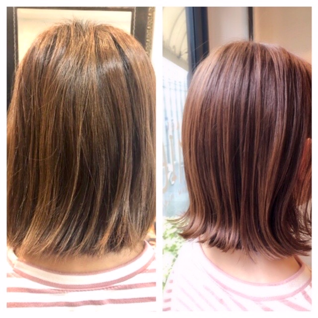 今の髪の毛の明るさからどのくらい 理想の色 に近づける?ベース別カラーの染まり具合を徹底検証！コラム 美容室 NYNY 三宮駅前店 長井麻帆ヘアサロン・美容院ニューヨークニューヨーク