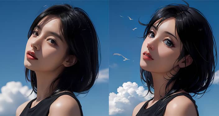 Photoshop 写真をイラスト・アニメ風な背景に加工するDesignmemo デザインメモ -初心者向けWebデザインTips
