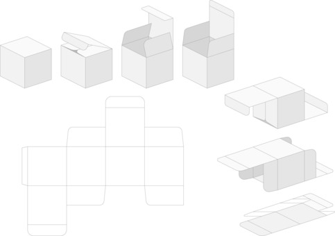 28,455 展開図 Stock Photos, High-Res Pictures, and Images - Getty Images箱,箱 開く, 立方体