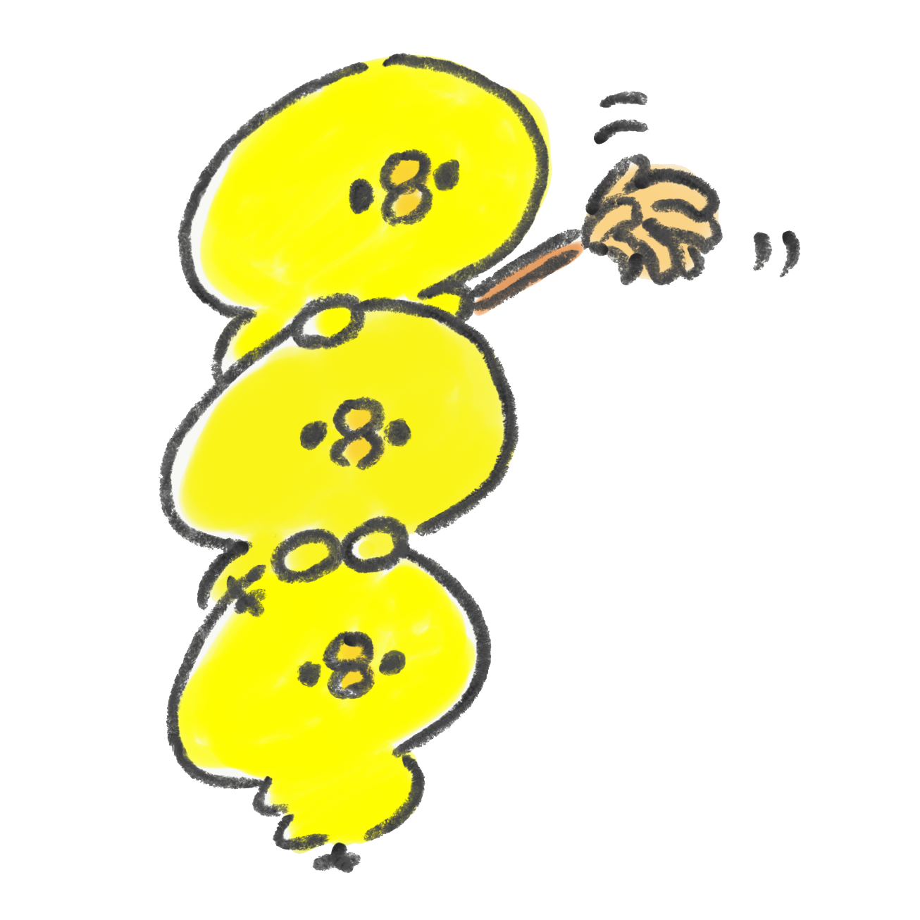 掃除をするしろくま : 無料イラスト•フリー素材 しろくまとねこ