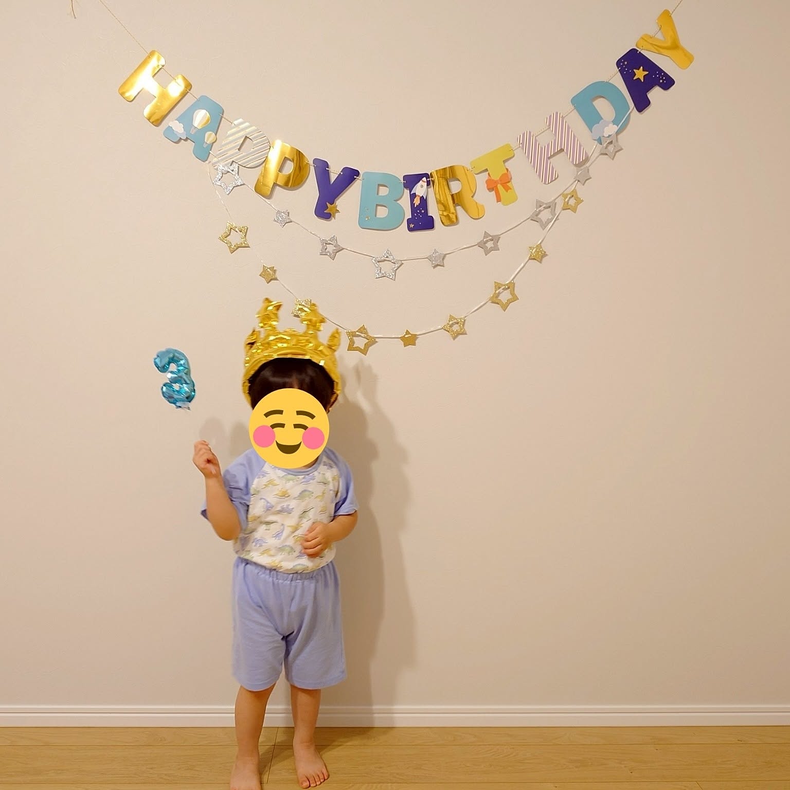 100均ダイソーの「数字バルーン 風船 」を全部買ってみます 誕生日にrooms19