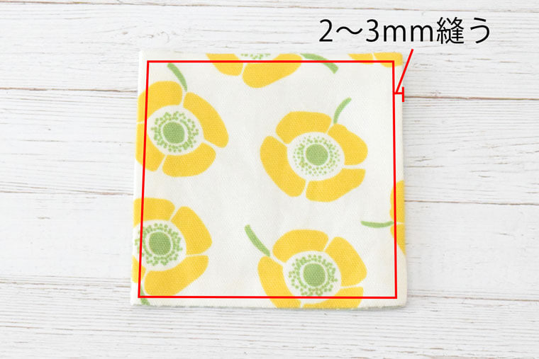 １回縫うだけ！コースターの作り方♡簡単ハンドメイド♡Hw to make a coastereasy sewing sewingtutorial*DIY