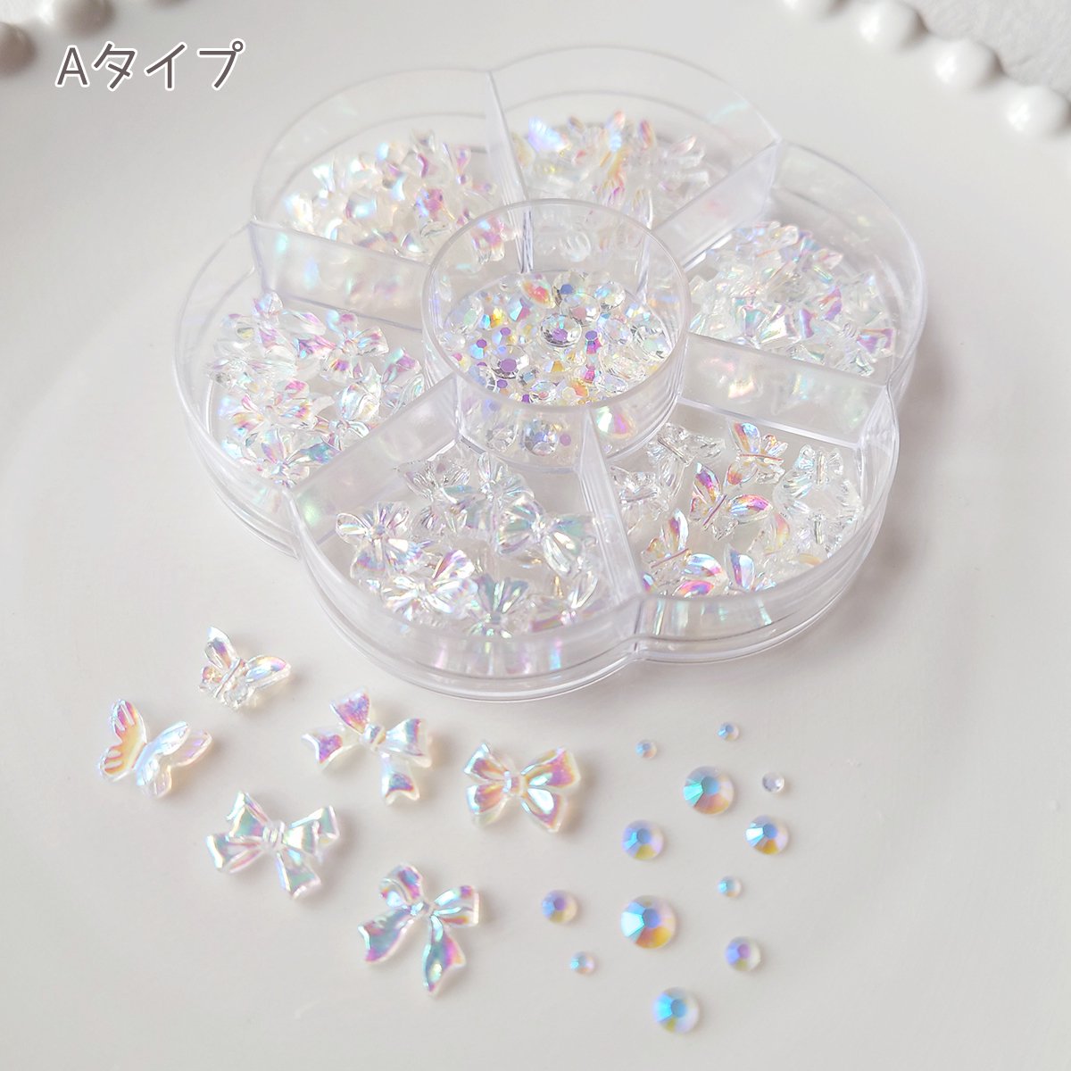 デコパーツケース 12マス 1コマづつ開けて使用可能 セリアの口コミ - 超優秀！100均で買えるおすすめコスメ！⭐️デコパーツケース 12マス⭐️by 🐶じじちゃん🐶 混合肌 40代前半LIPS