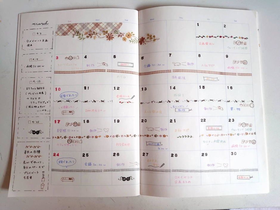 手帳デコを始めました！そのあゆみam