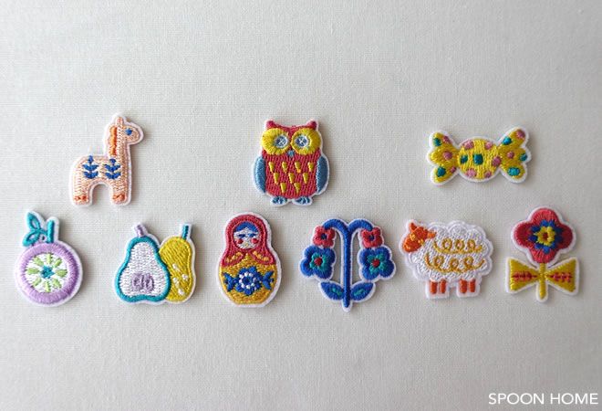 新品セリア6点セット♡刺繍ワッペンシール ひらがな大6種 アイロン接着シールmercariメルカリ官方指定廠商Bibian比比昂代買代購