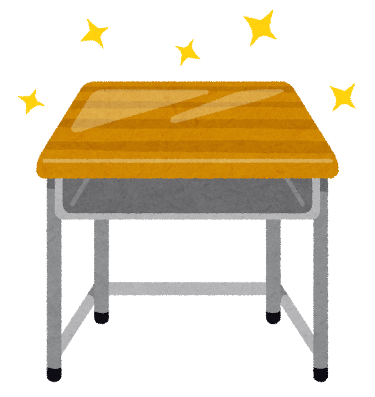 テーブル机 - クリップアートイラストフリー素材