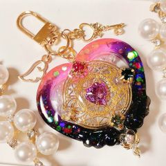 ハンドメイドレジンキーホルダー可愛いくまキャラクター白ホワイト透明クリアセット美 - メルカリ