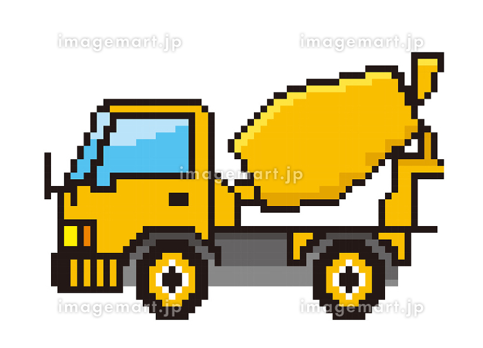 ミキサー車シルエット イラストの無料ダウンロードサイト「シルエットAC」