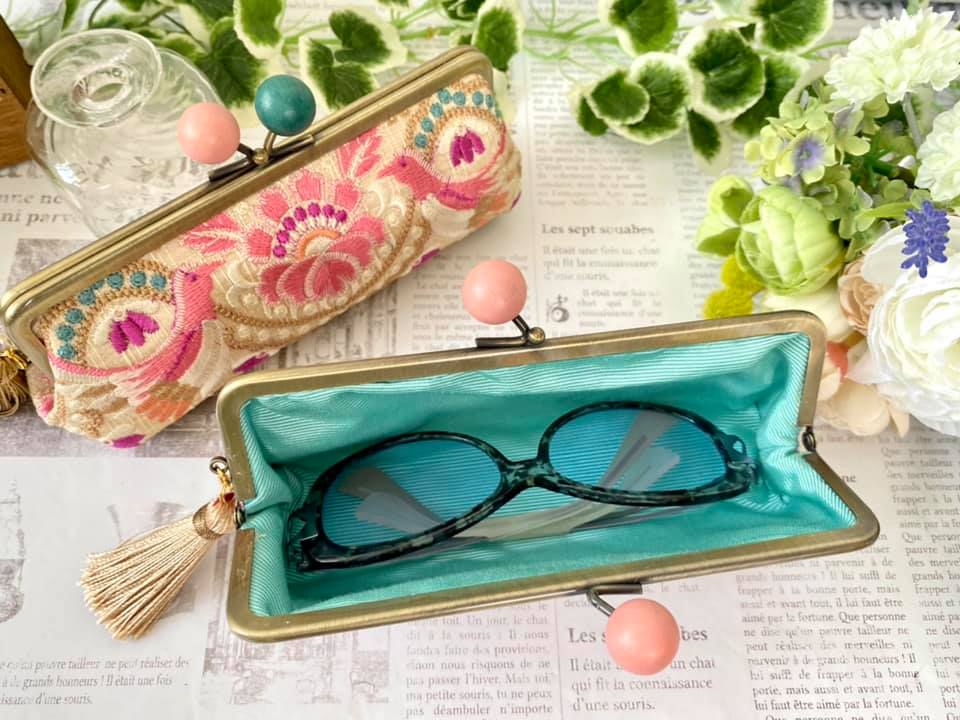 ☆ペンケースの型紙・金具の高さが1cm長い場合の、型紙の補正の仕方。がま口まり先生♪手縫いで作る初めてのがま口 手作り屋万莉