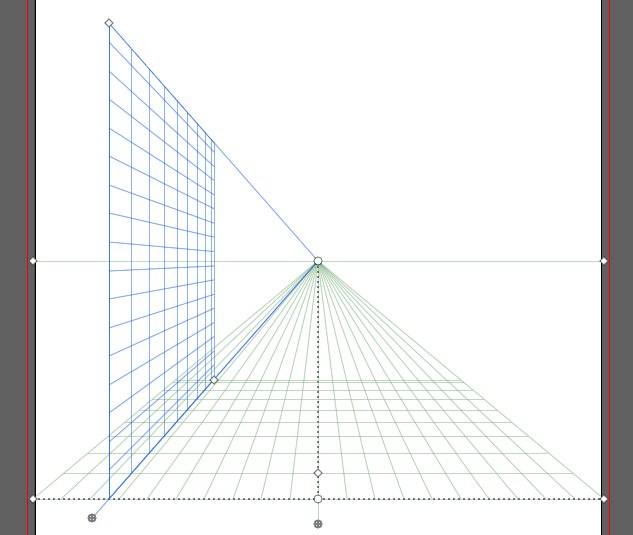 Adobe Fresco 遠近グリッドの基本の使い方