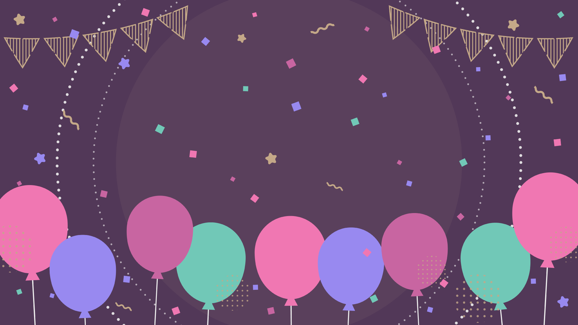 パーティーな背景素材 6種OKUMONO