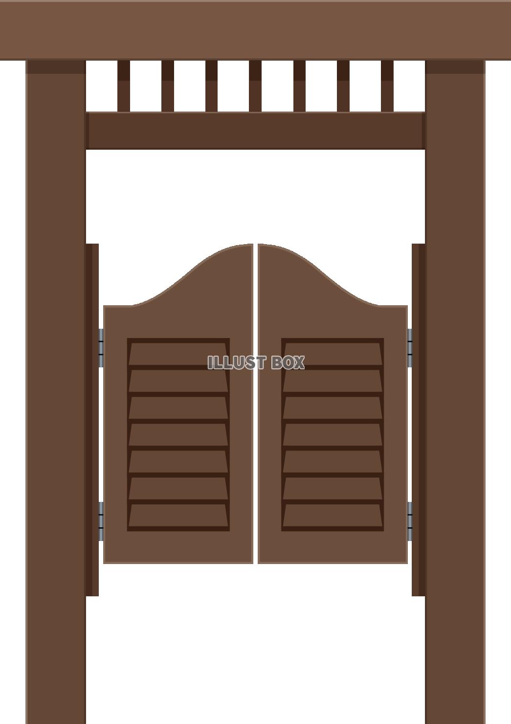 ウエスタンスタイル スイングドア 間口に合わせて作ります 標準塗装 送料無料 : オーダー家具のキノカ - 通販 - Yahoo!ショッピング